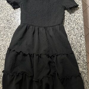 Chic Black Kids Dress art class size 14